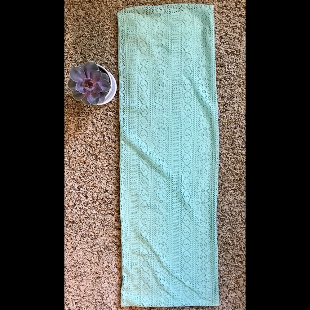 Mint Green Infinity Scarf